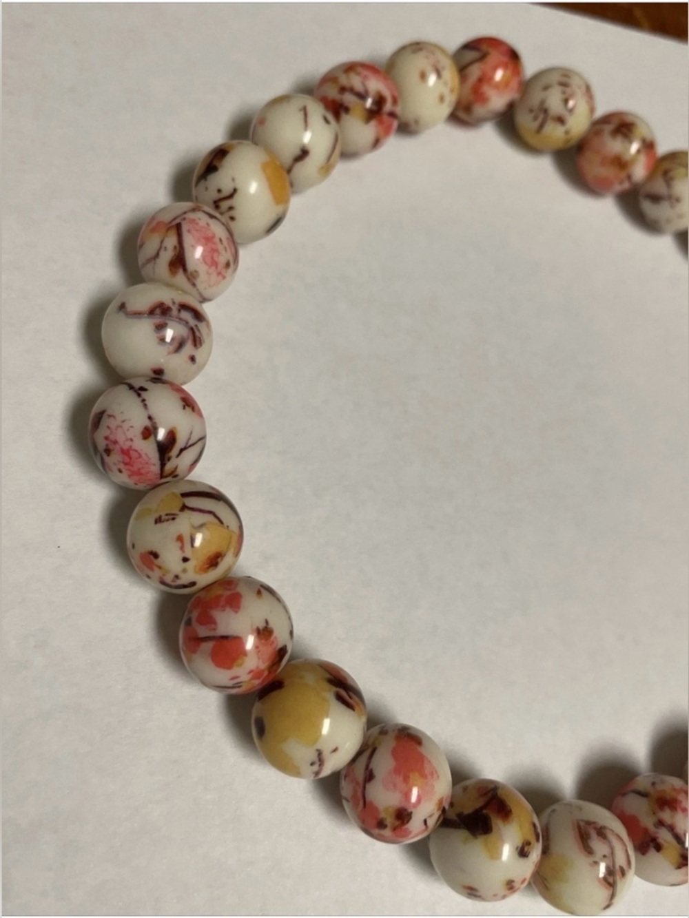 Vera Neumann MMA. CN, Speckled Bead Statement Necklace multicolor Very RARE - Picture 3 of 12